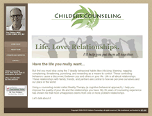 Tablet Screenshot of childerscounseling.com